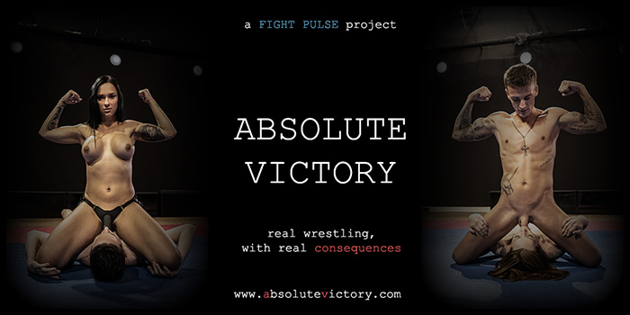 Real mixed wrestling with sexual domination - strapon and facesitting
