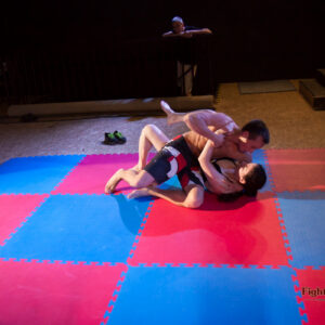 mixed wrestling headlock