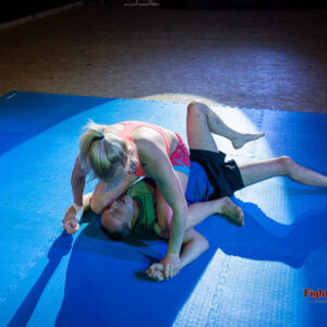 she pins him down