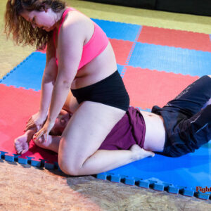 Lucrecia mounting Diego in a schoolgirl pin
