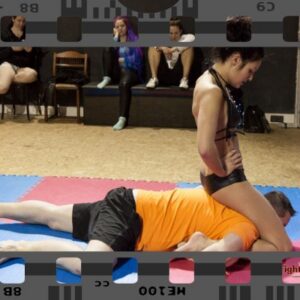 Jane's mixed wrestling debut video